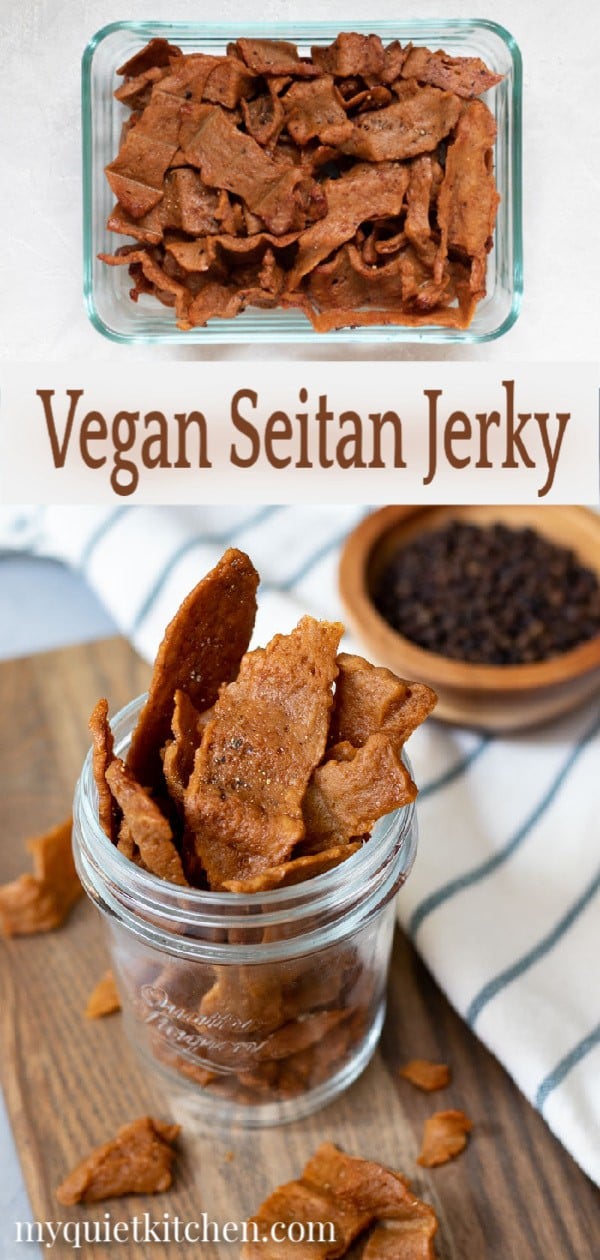 Vegan Seitan Jerky pin
