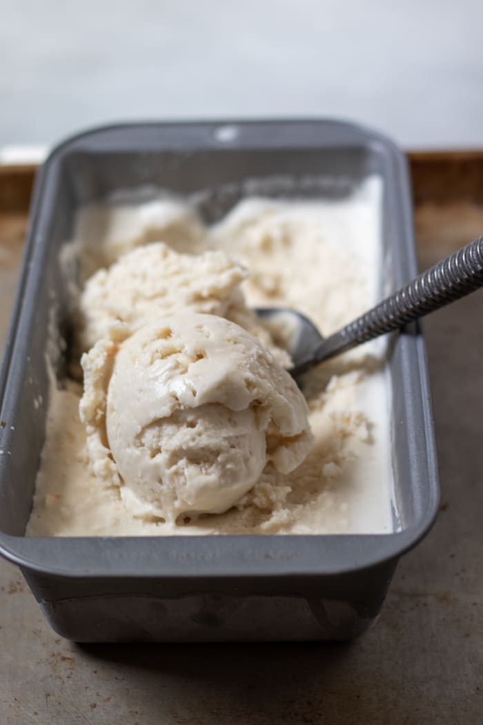 Double Coconut and Ginger Ice Cream - My Quiet Kitchen