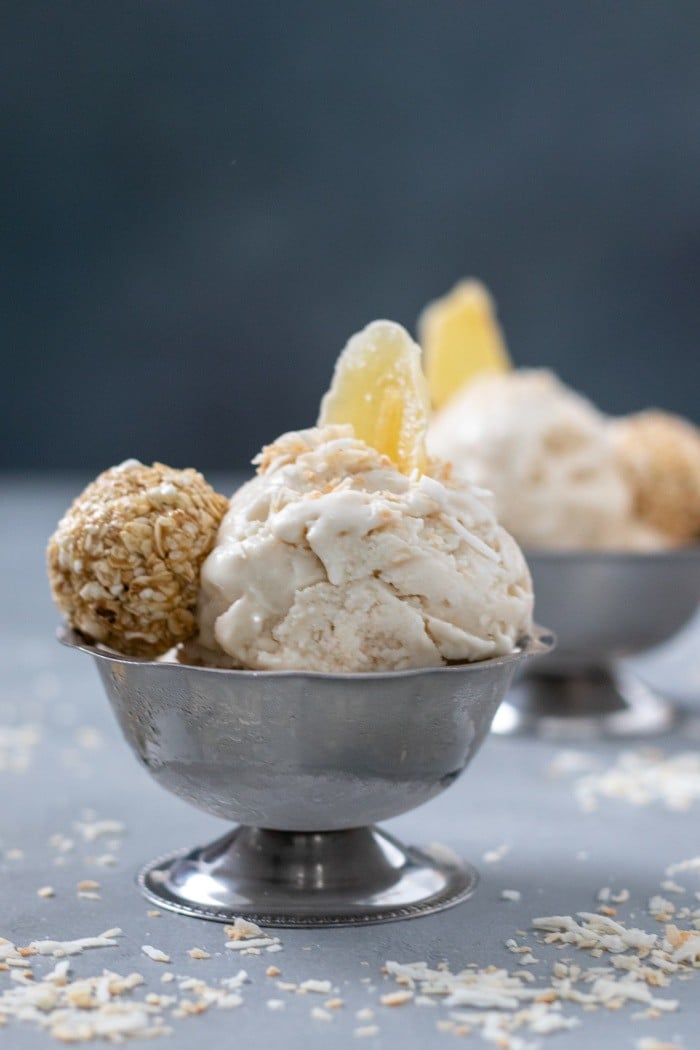 Double Coconut Ginger Ice Cream