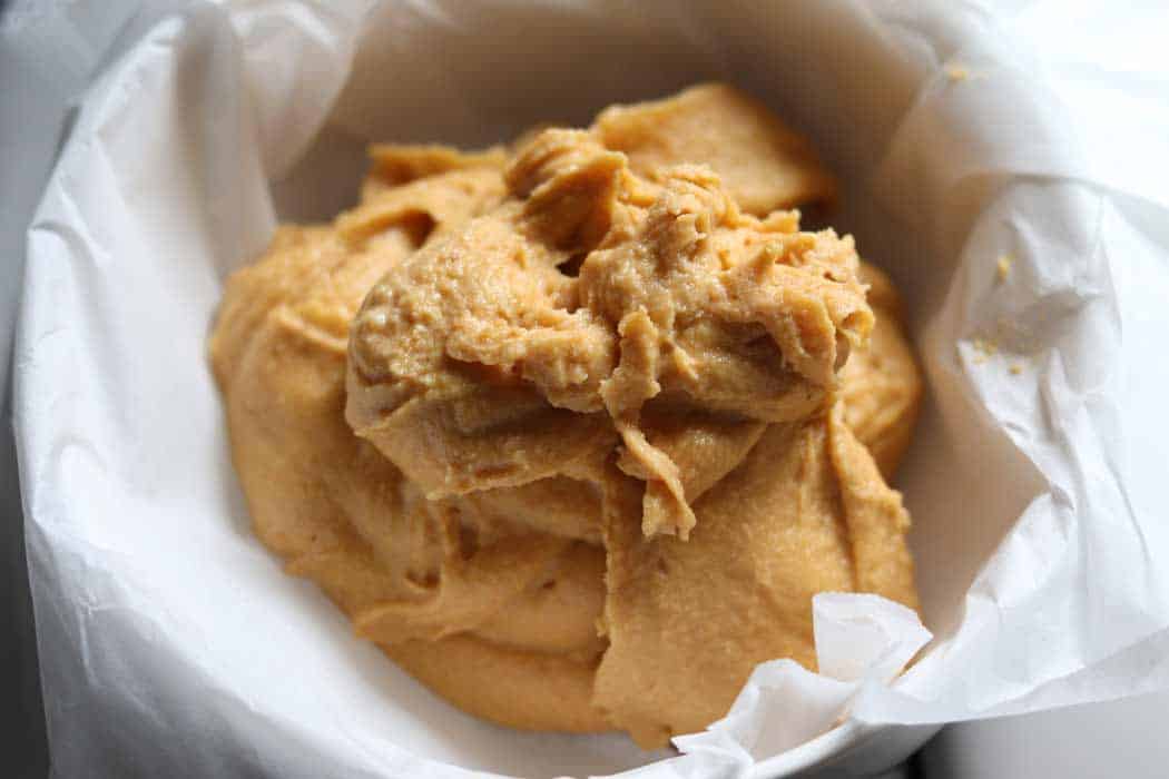 Vegan beer cheese resting in a bowl.