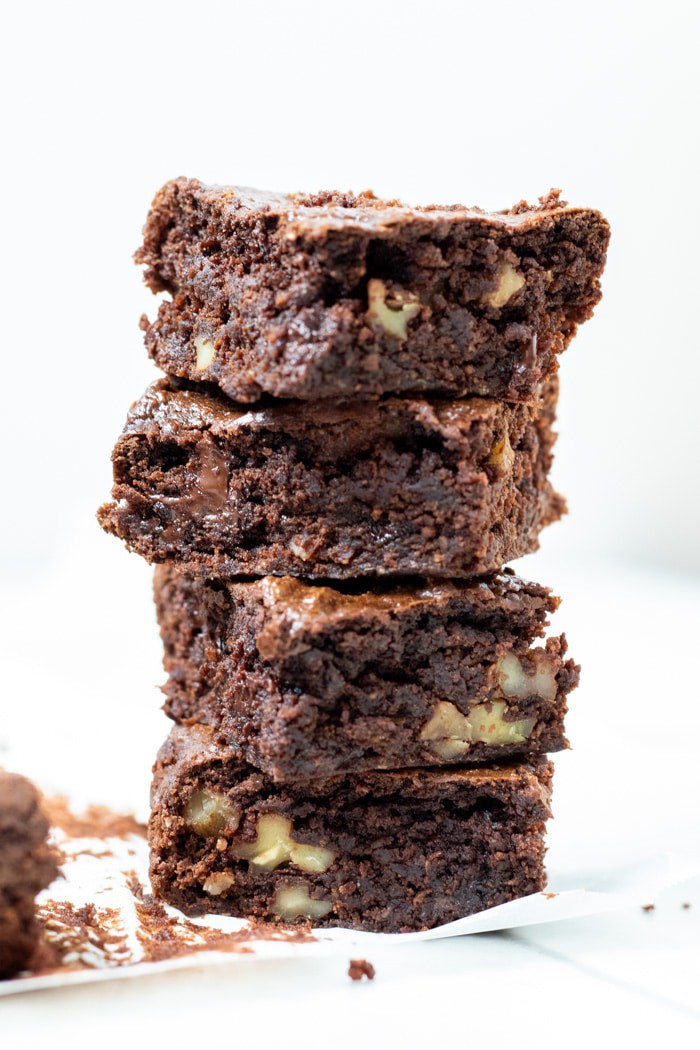 Vegan Peanut Butter Brownies Gluten Free My Quiet Kitchen