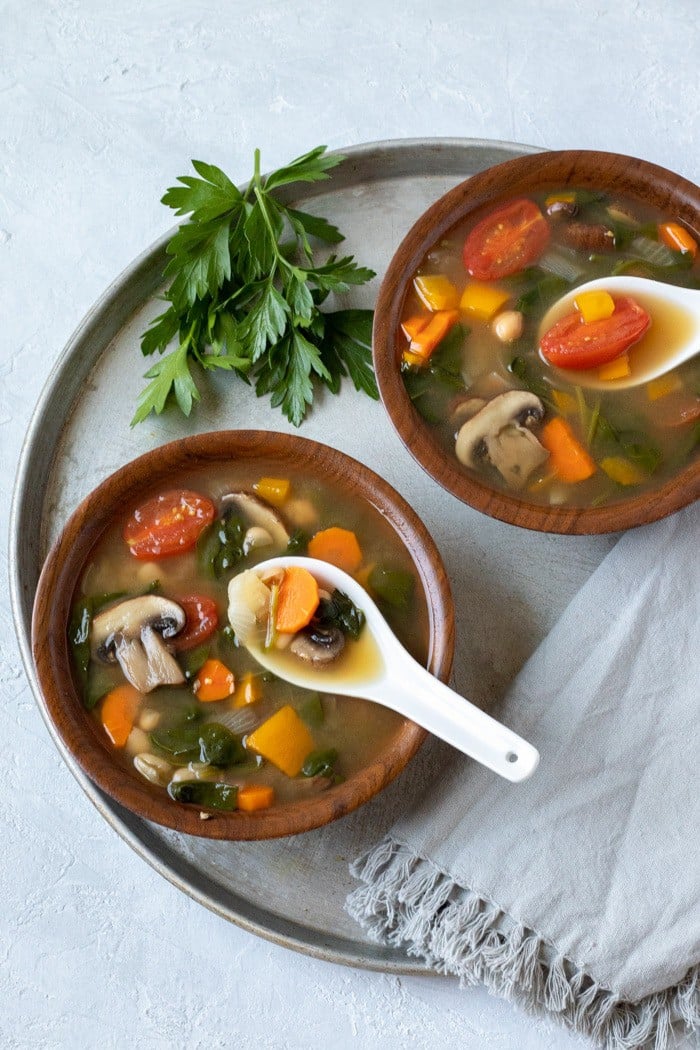 Vegetable-rich Vacation Soup