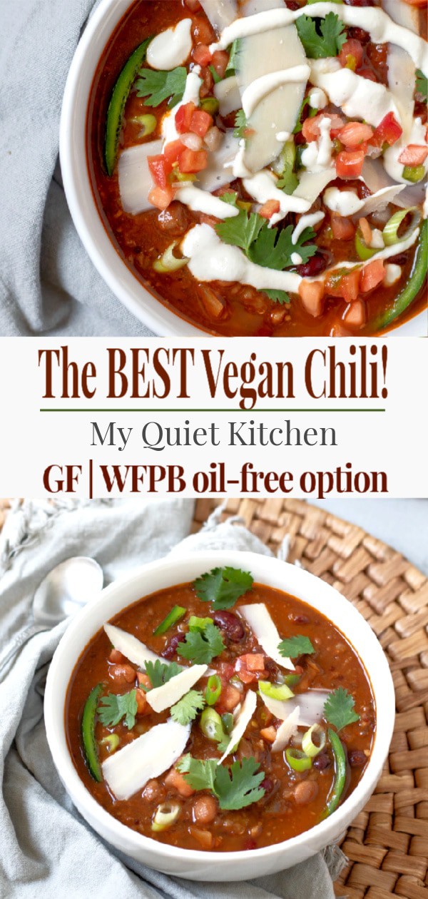 Best Vegan Chili pin for Pinterest