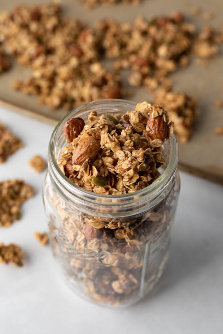 Oil-Free Granola (With Crunchy Clusters!) - My Quiet Kitchen