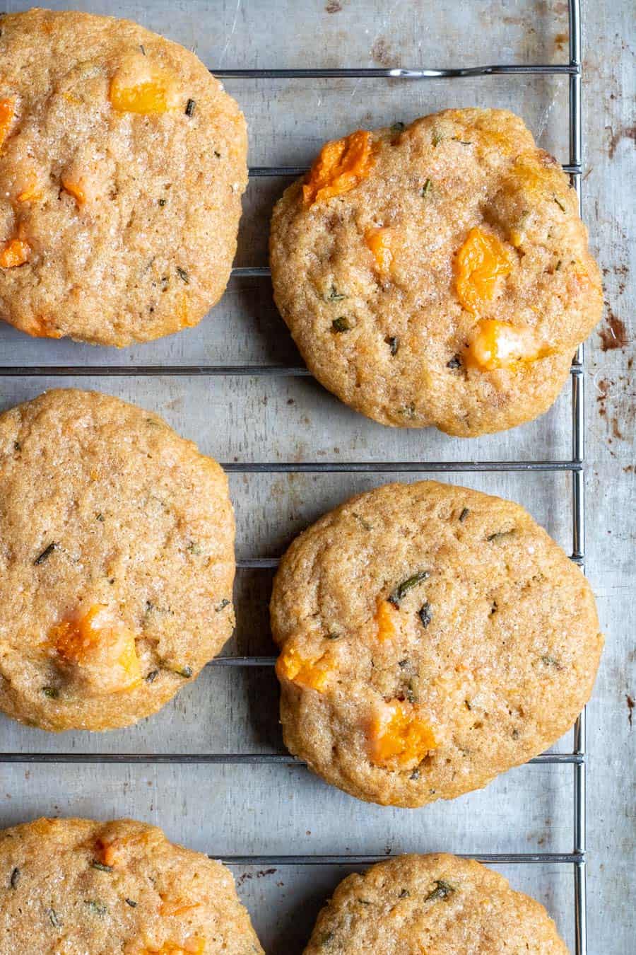 Vegan Rosemary Cookies with Roasted Honeynut Squash