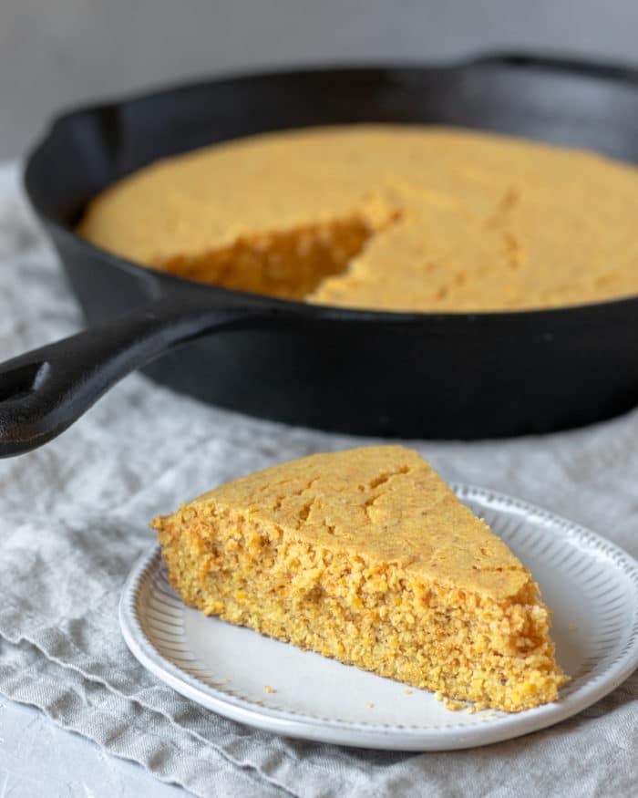 Cast Iron Skillet Cornbread - Cooking For My Soul