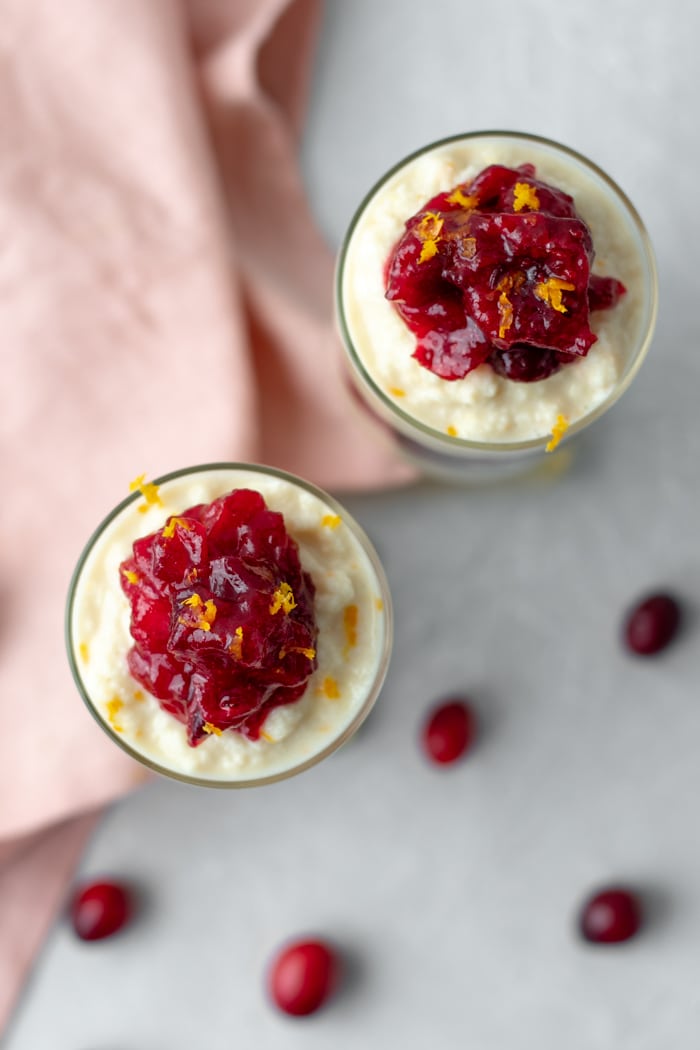 Sweet Orange Ricotta with Cranberry Compote-3