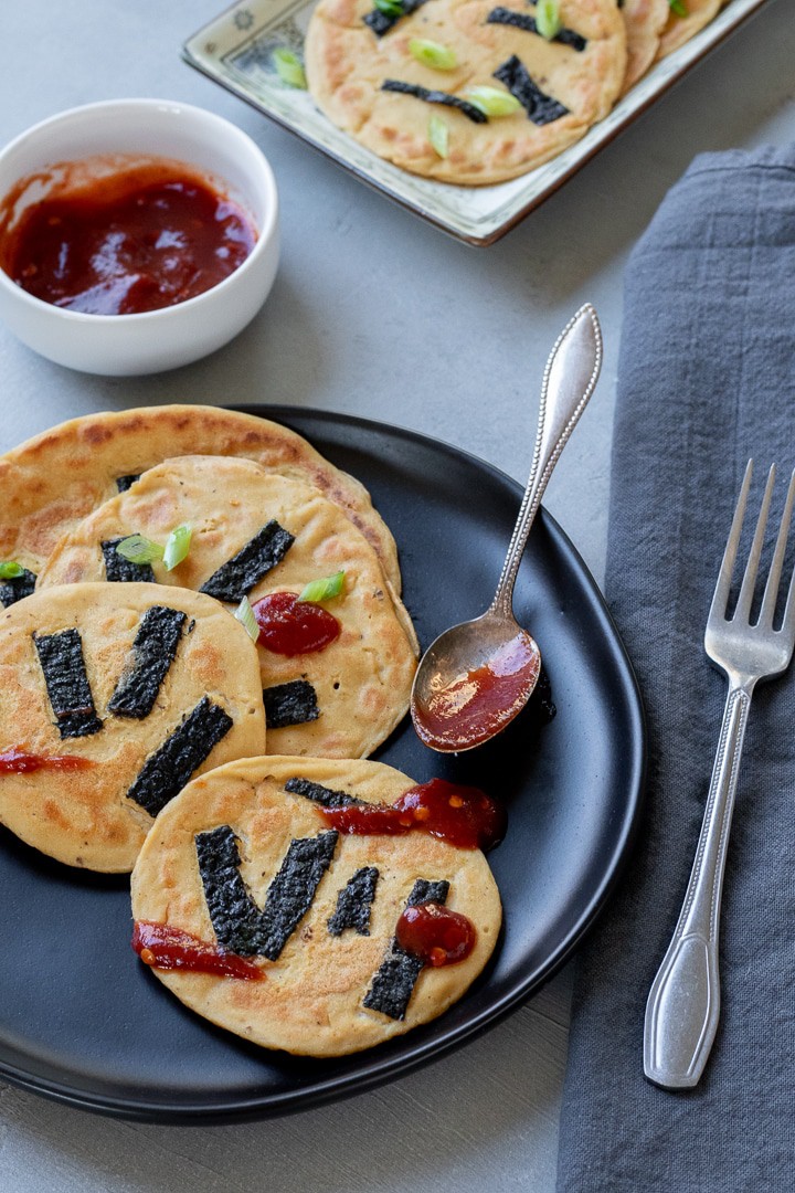 Savory Tofu Pancakes