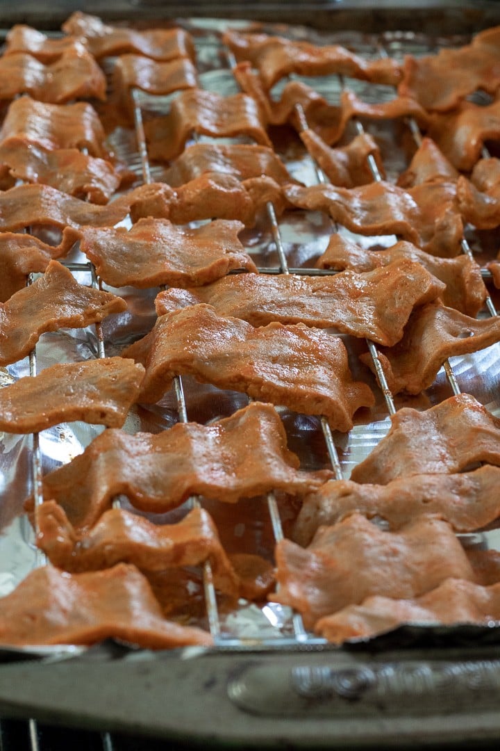 Seitan Jerky - prep