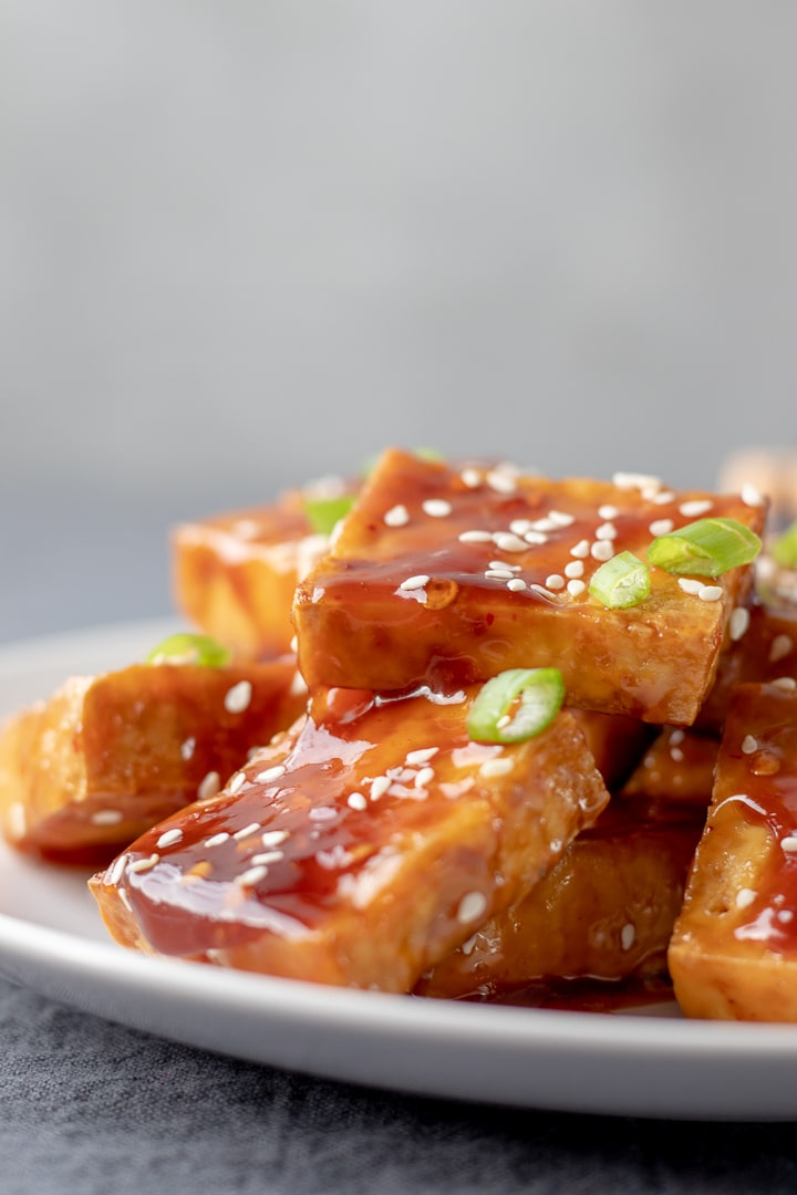 Sticky Sesame Tofu