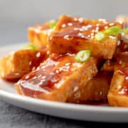 Sticky Sesame Tofu With Broccoli