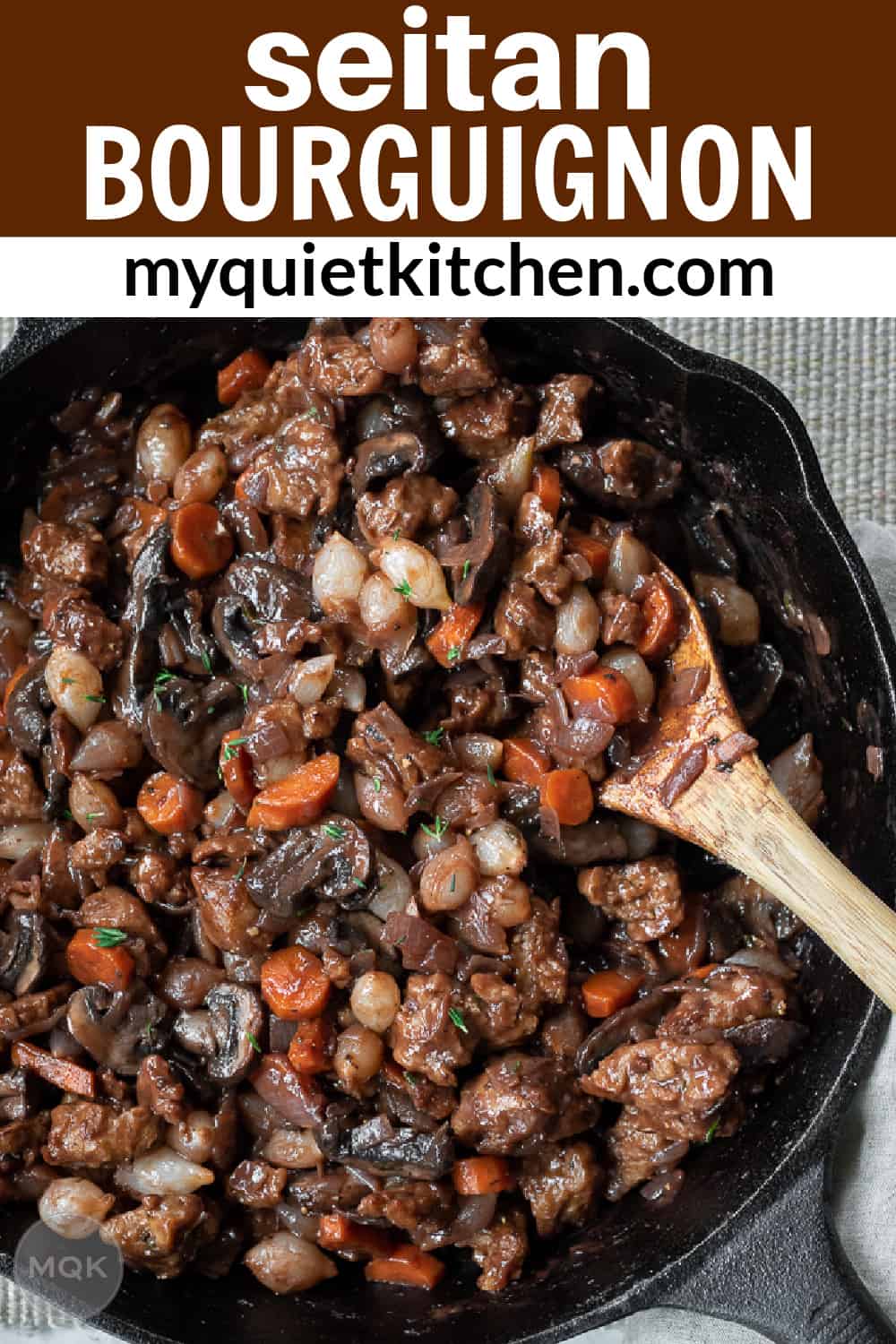 Vegan Seitan Bourguignon My Quiet Kitchen