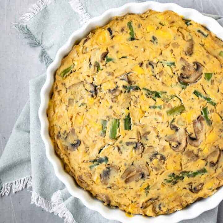 Vegan Tofu Quiche (Crustless) My Quiet Kitchen