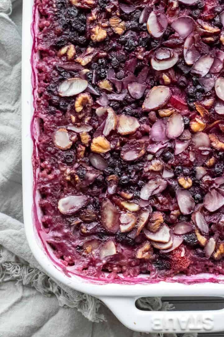 Millet Breakfast Bake With Berries My Quiet Kitchen