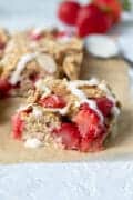 side view of Strawberry Banana Oat Bar