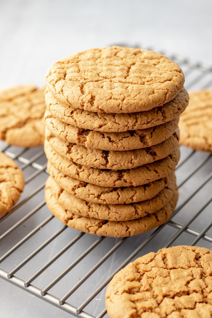 a stack of Sunbutter Cookies