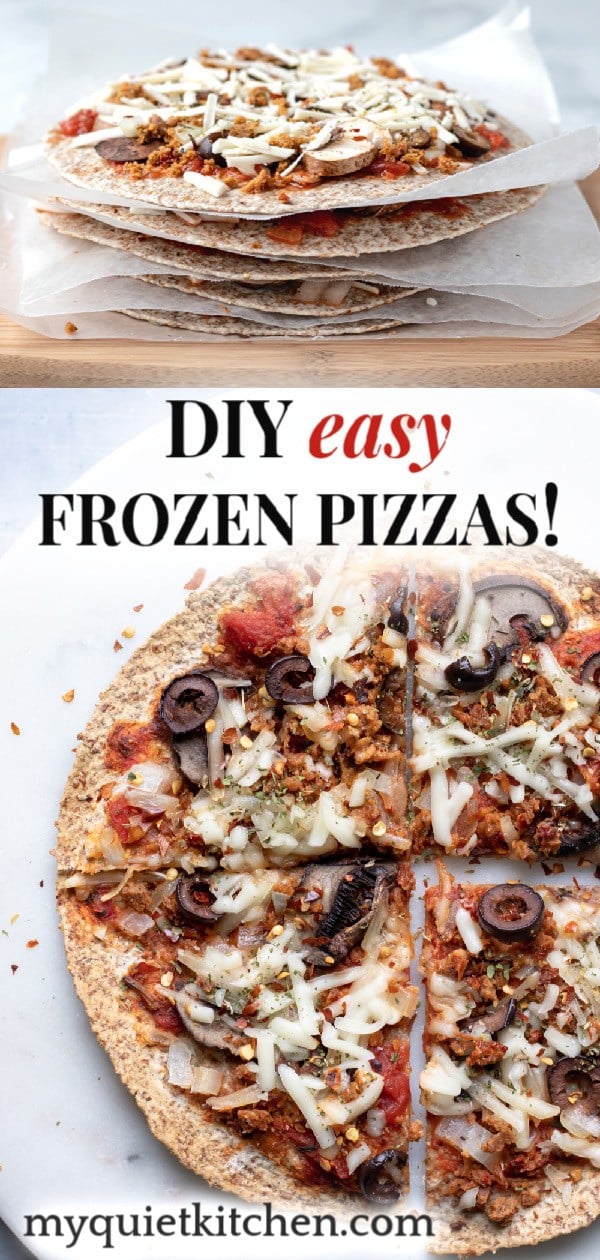 DIY frozen pizza pin for Pinterest