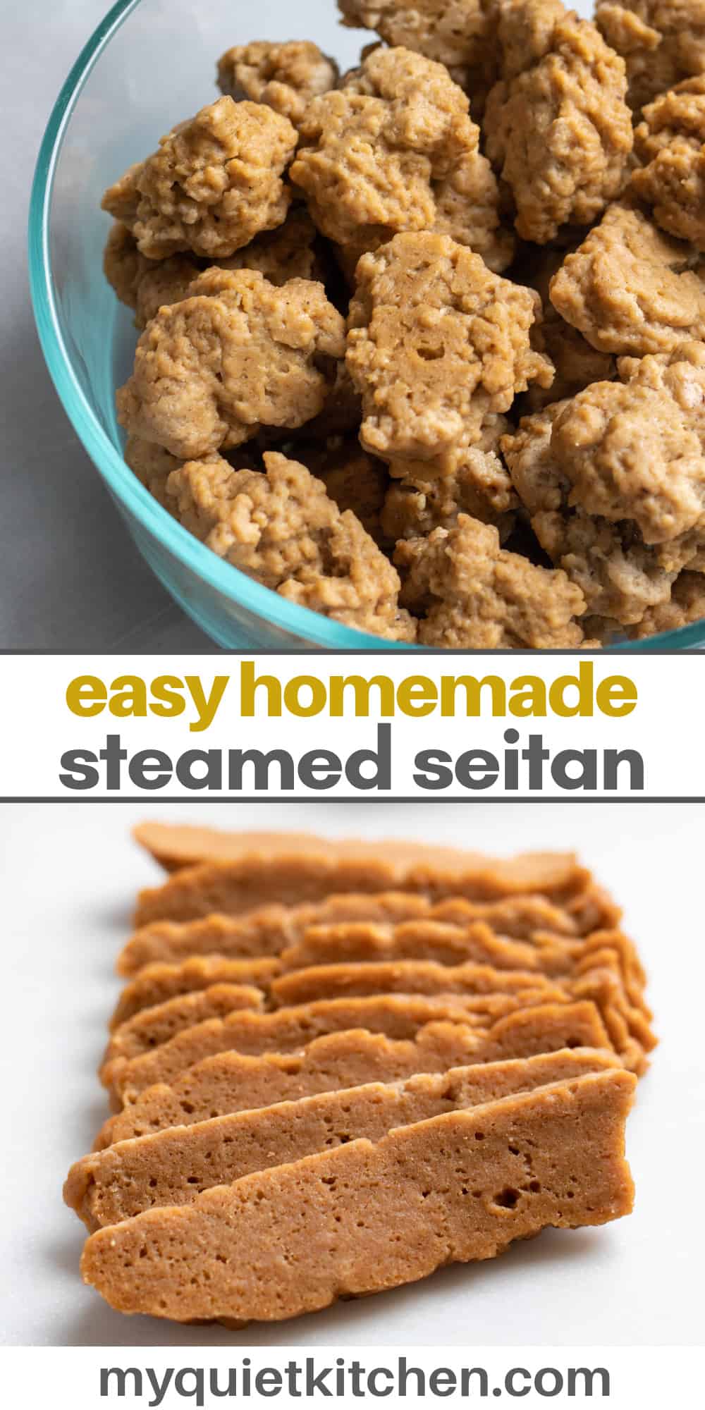 Easy Seitan Recipe (Seasoned, Versatile) My Quiet Kitchen