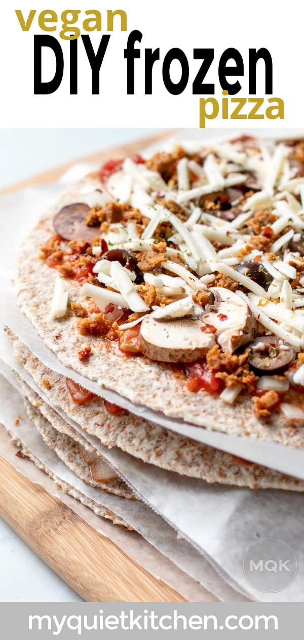 Easy Vegan Frozen Pizza - My Quiet Kitchen