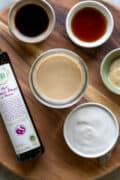 ingredients for Vegan Yogurt Balsamic Dressing