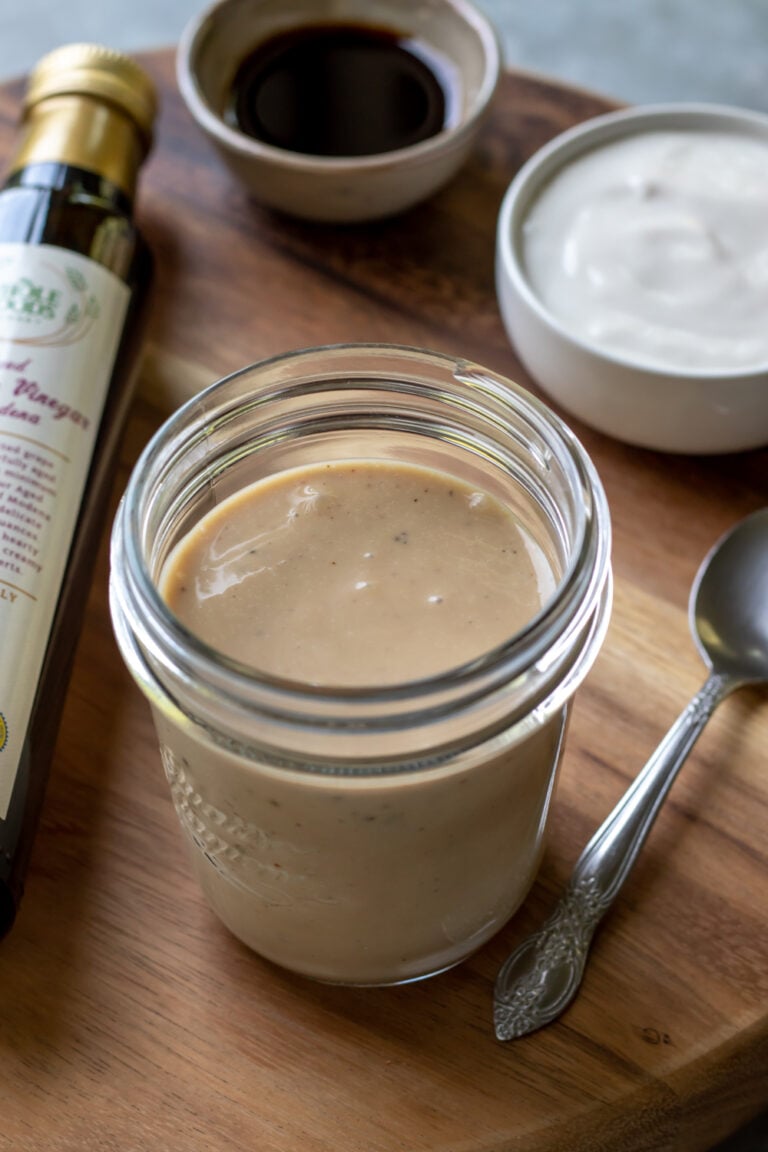Creamy YogurtBalsamic Dressing My Quiet Kitchen