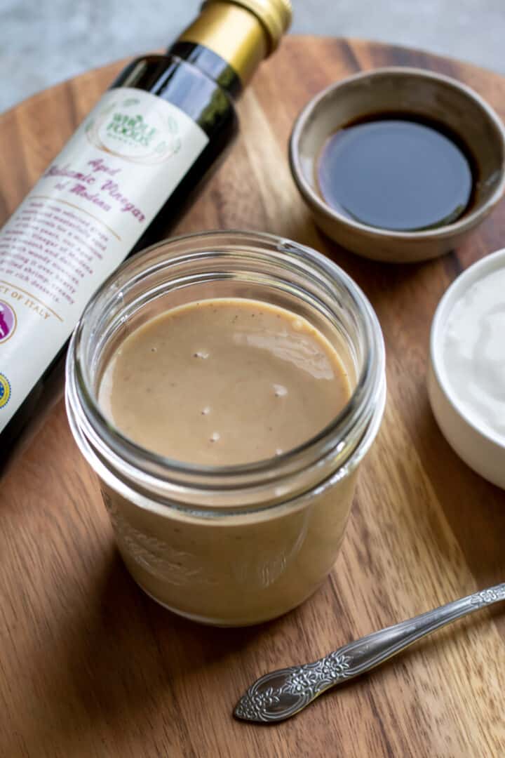 Creamy YogurtBalsamic Dressing My Quiet Kitchen
