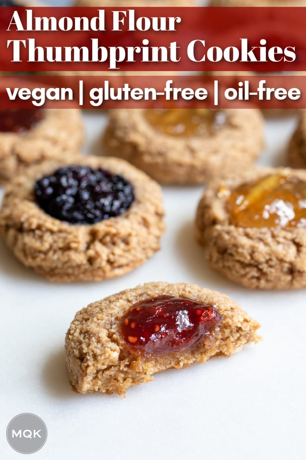 Gluten-Free Thumbprint Cookies - My Quiet Kitchen