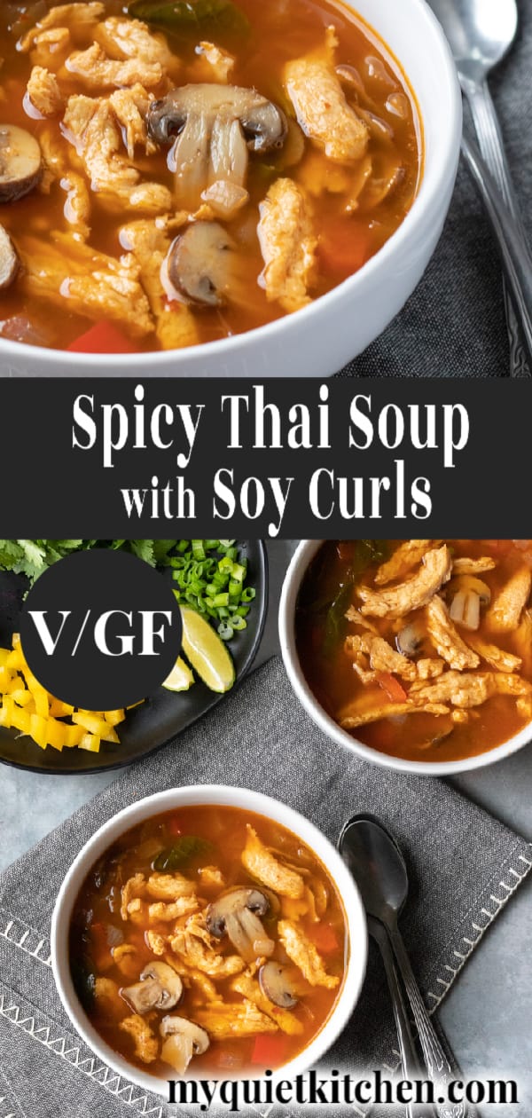 Spicy Thai Soup pin for Pinterest