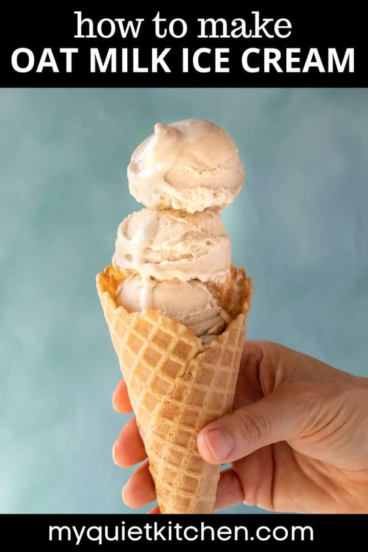 image of ice cream cone with text to save on Pinterest.