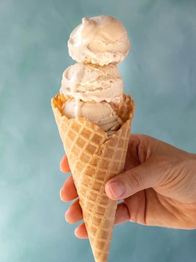 Vanilla-Maple Oat Milk Ice Cream