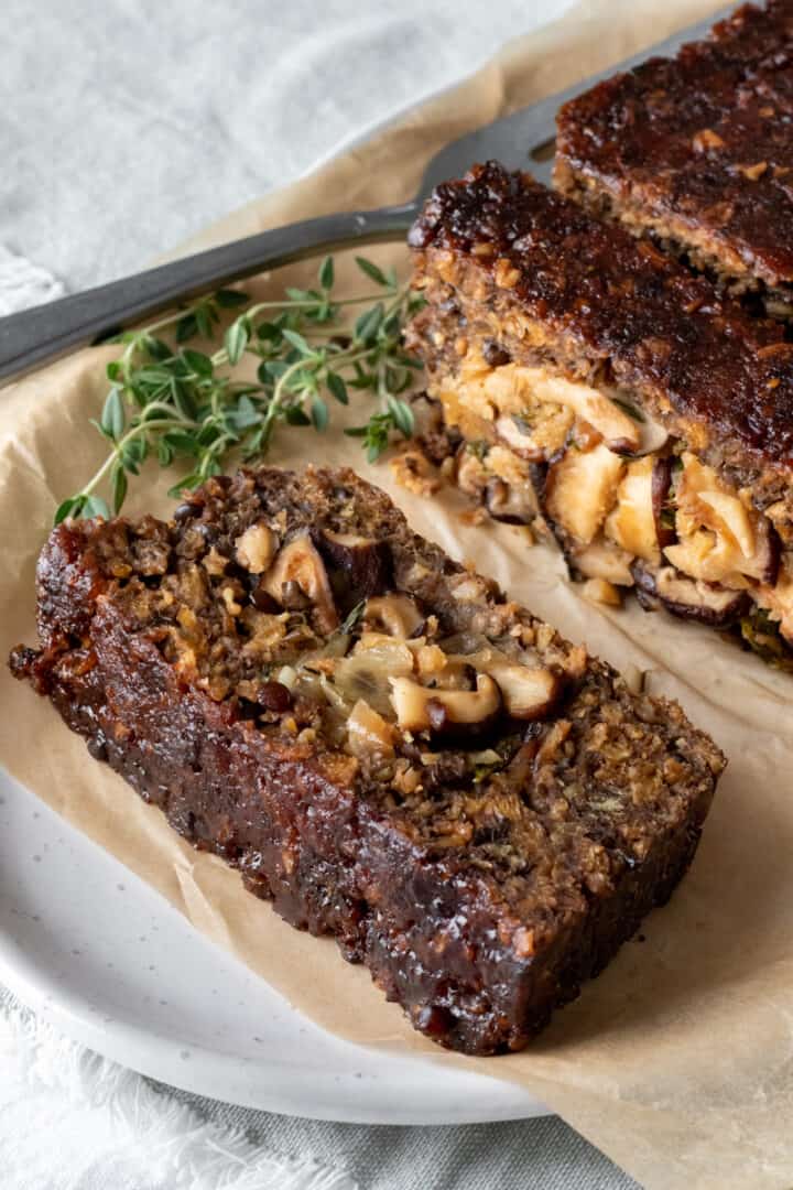 Beyond Meat Meatloaf With Stuffing - My Quiet Kitchen