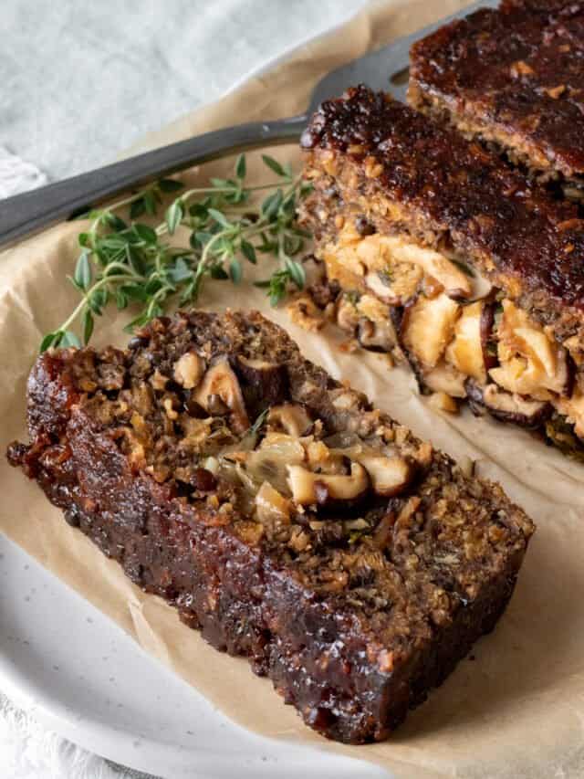 Beyond Meat Meatloaf With Shiitake Stuffing