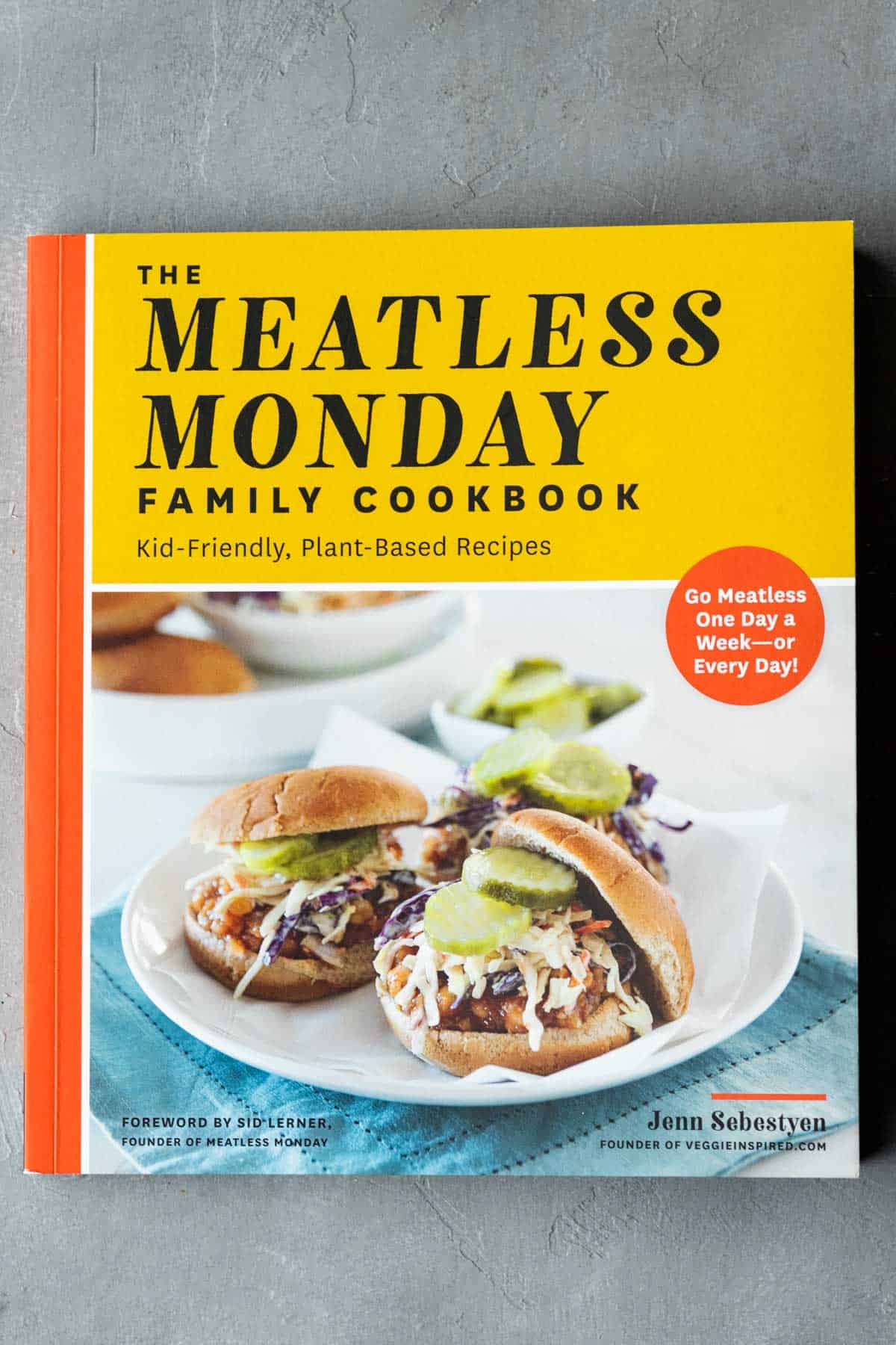 photo of the cover of The Meatless Monday Family Cookbook.