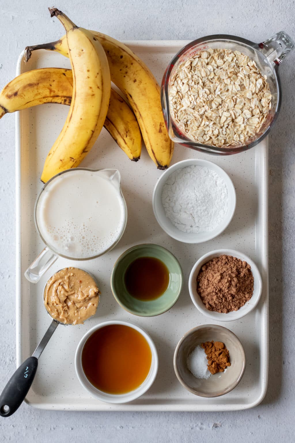 Healthy Chocolate Banana Baked Oats - My Quiet Kitchen