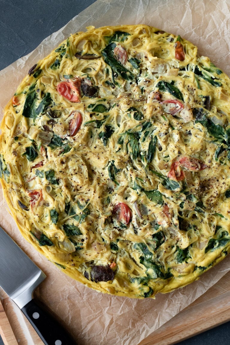 Vegan Pasta Frittata My Quiet Kitchen