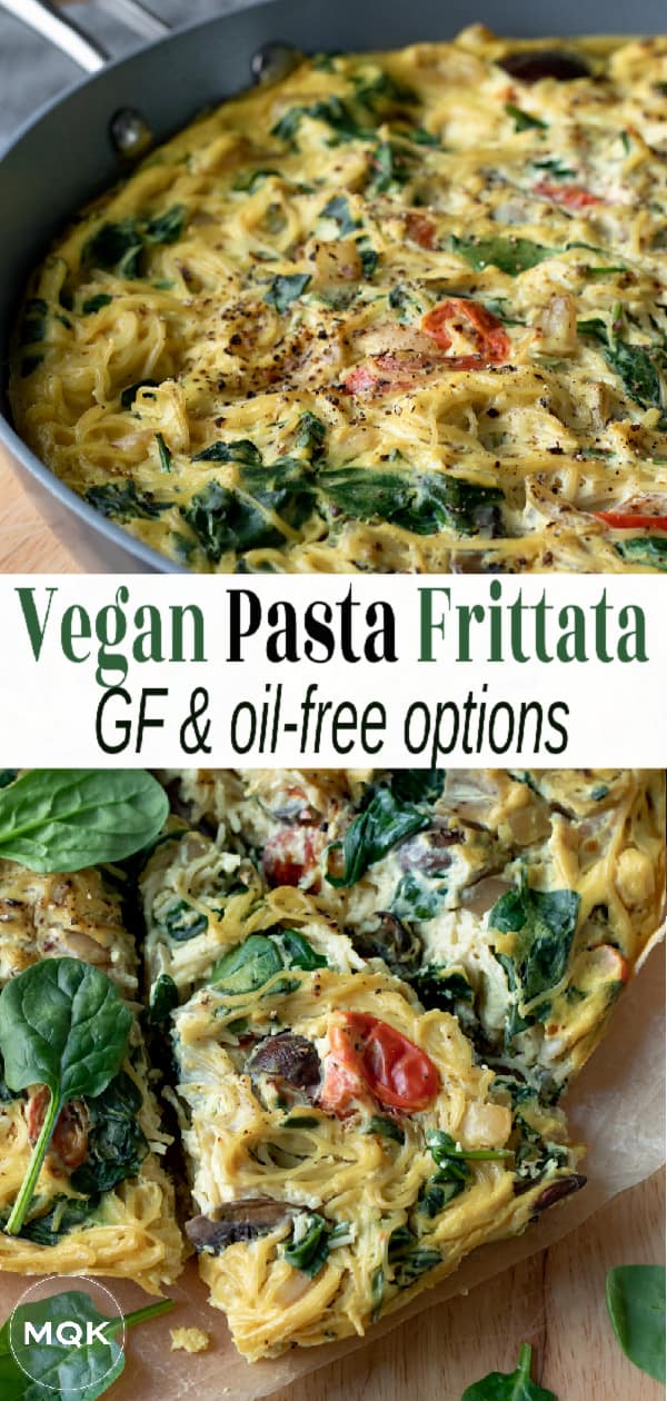 Vegan Frittata pin for Pinterest