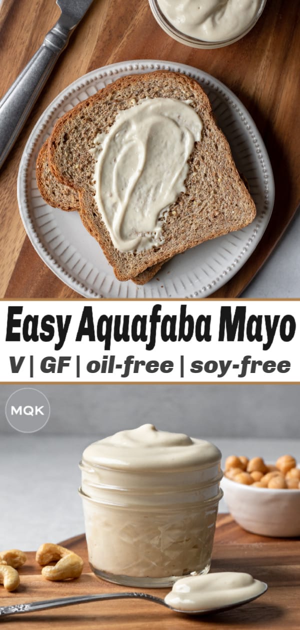 Oil-Free Vegan Aquafaba Mayo - My Quiet Kitchen