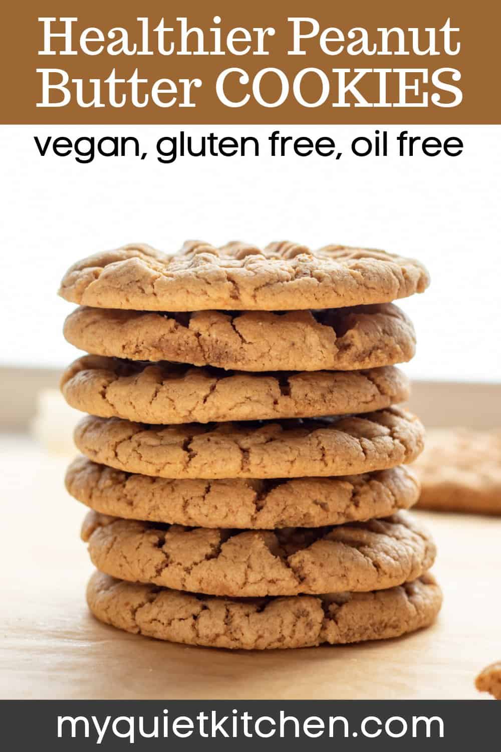 Gluten Free Vegan Peanut Butter Cookies - My Quiet Kitchen