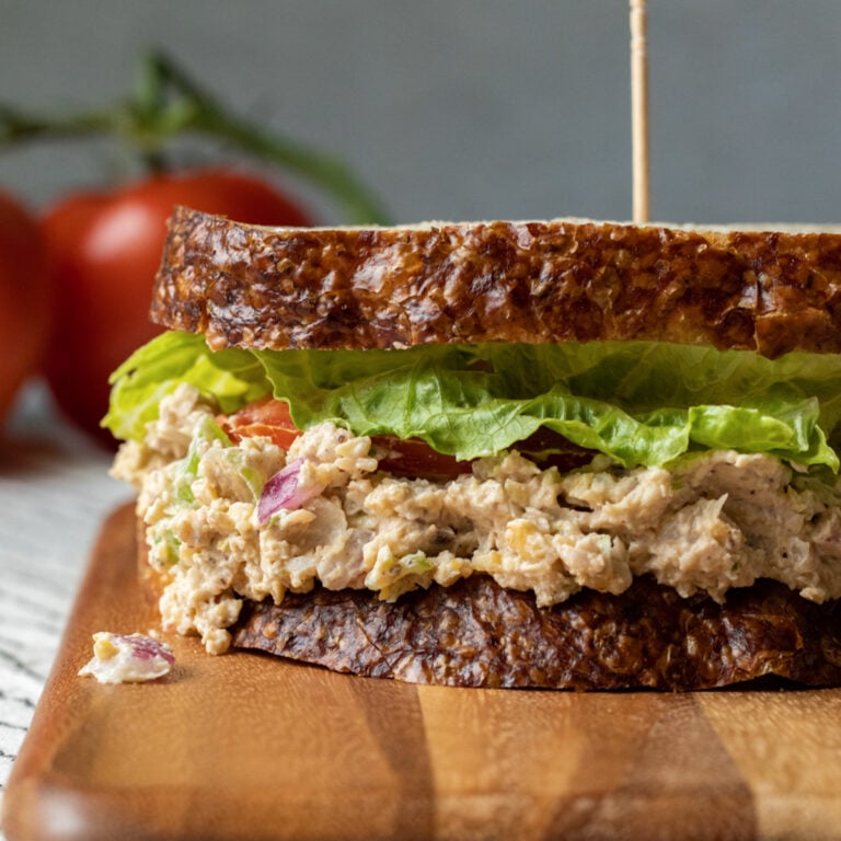 Vegan Tuna Salad With Chickpeas And Jackfruit My Quiet Kitchen