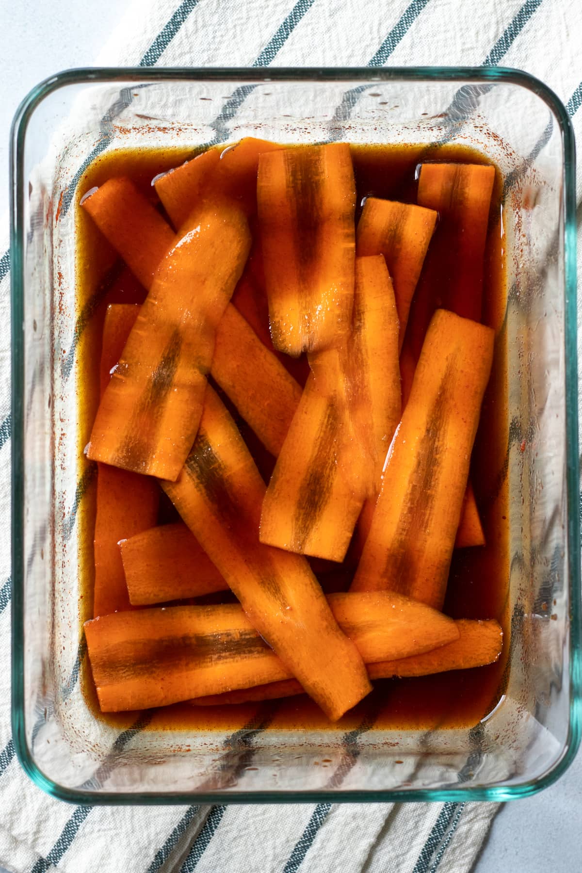 marinating thinly sliced carrot to make carrot bacon.