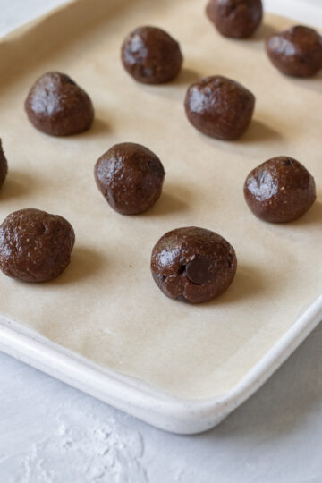 Vegan Double Chocolate Chip Cookies (Oat Flour) - My Quiet Kitchen