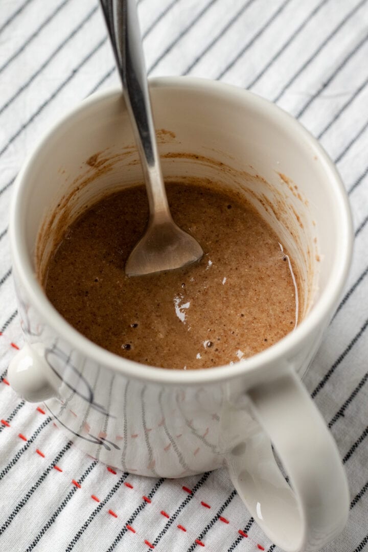 Healthy Oatmeal Mug Cake (Vegan) My Quiet Kitchen