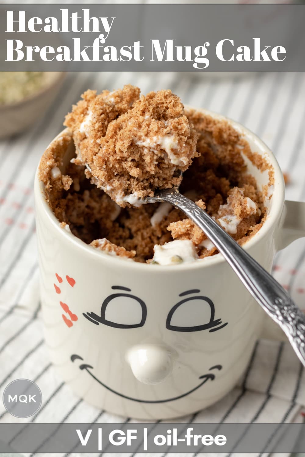 Healthy Oatmeal Mug Cake (Vegan) My Quiet Kitchen