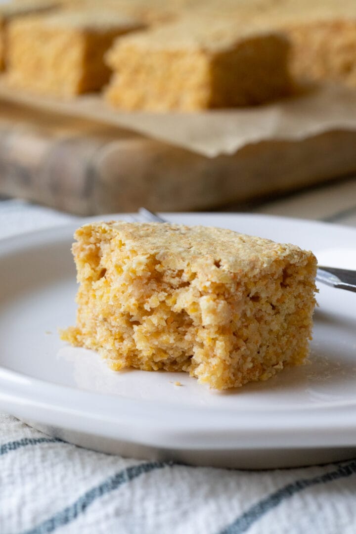 Vegan Oil-Free Cornbread - My Quiet Kitchen