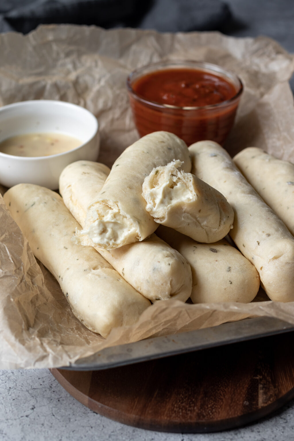 CheeseStuffed Vegan Breadsticks My Quiet Kitchen