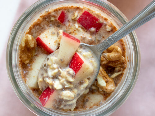 Apple Cinnamon Overnight Oats (Easy, Healthy) - Braes Bites