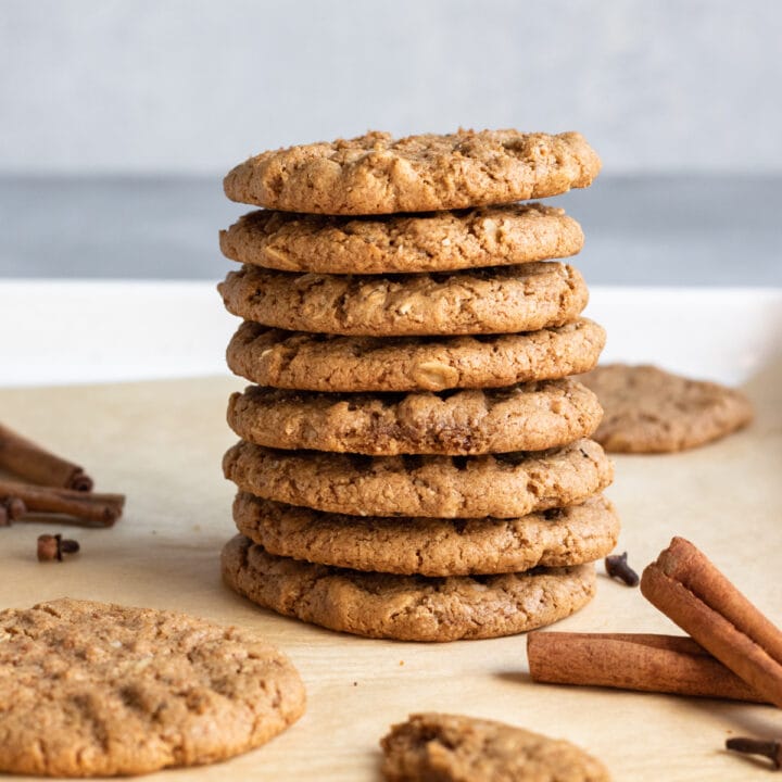 Spiced Tahini Oatmeal Cookies - My Quiet Kitchen