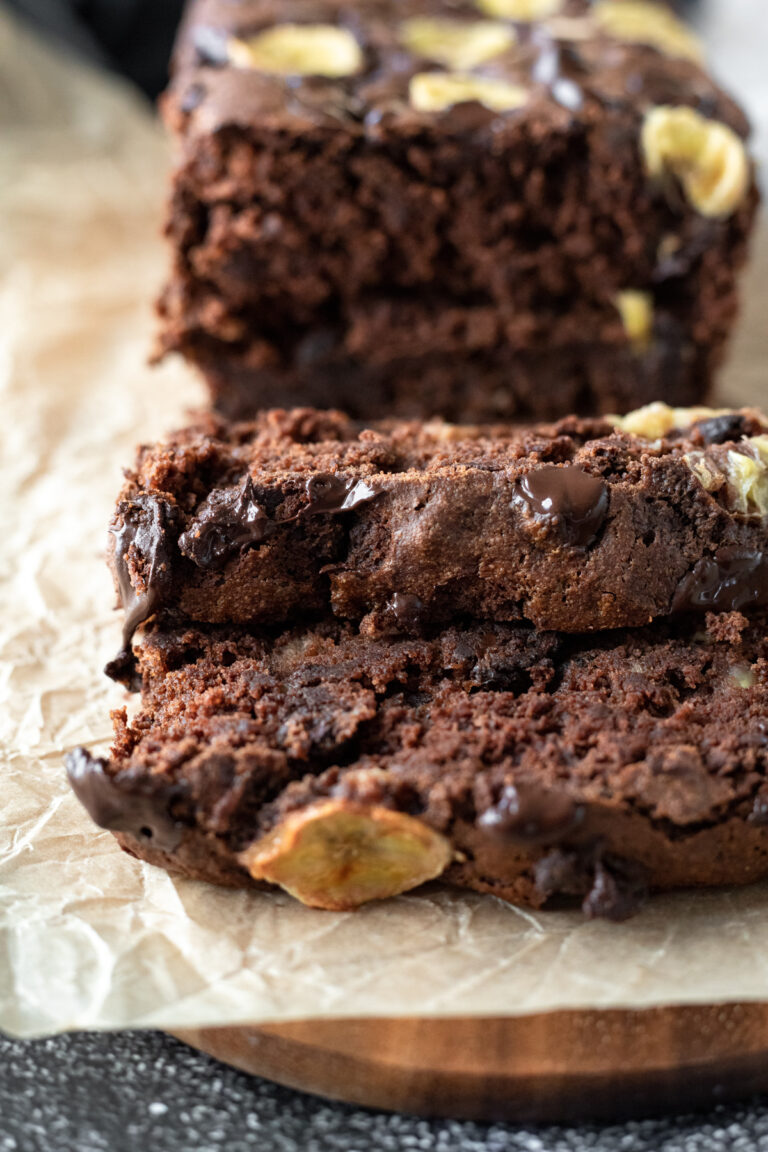 Vegan Chocolate Banana Bread - My Quiet Kitchen