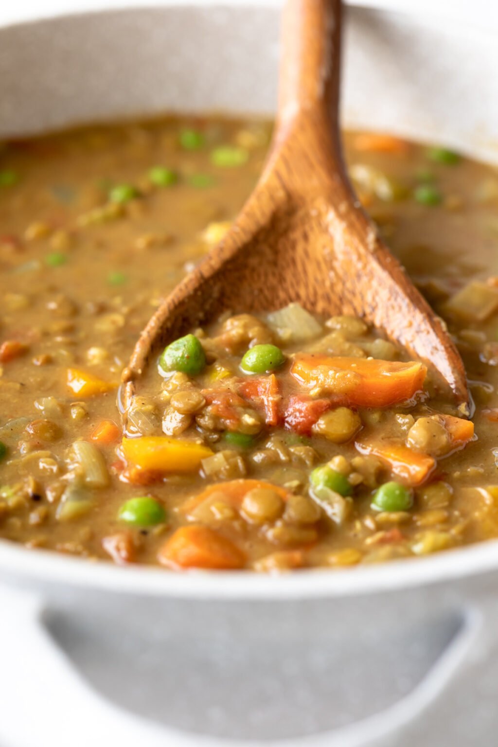 Instant Pot Peanut Curry Lentil Soup (No Coconut Milk) - My Quiet Kitchen