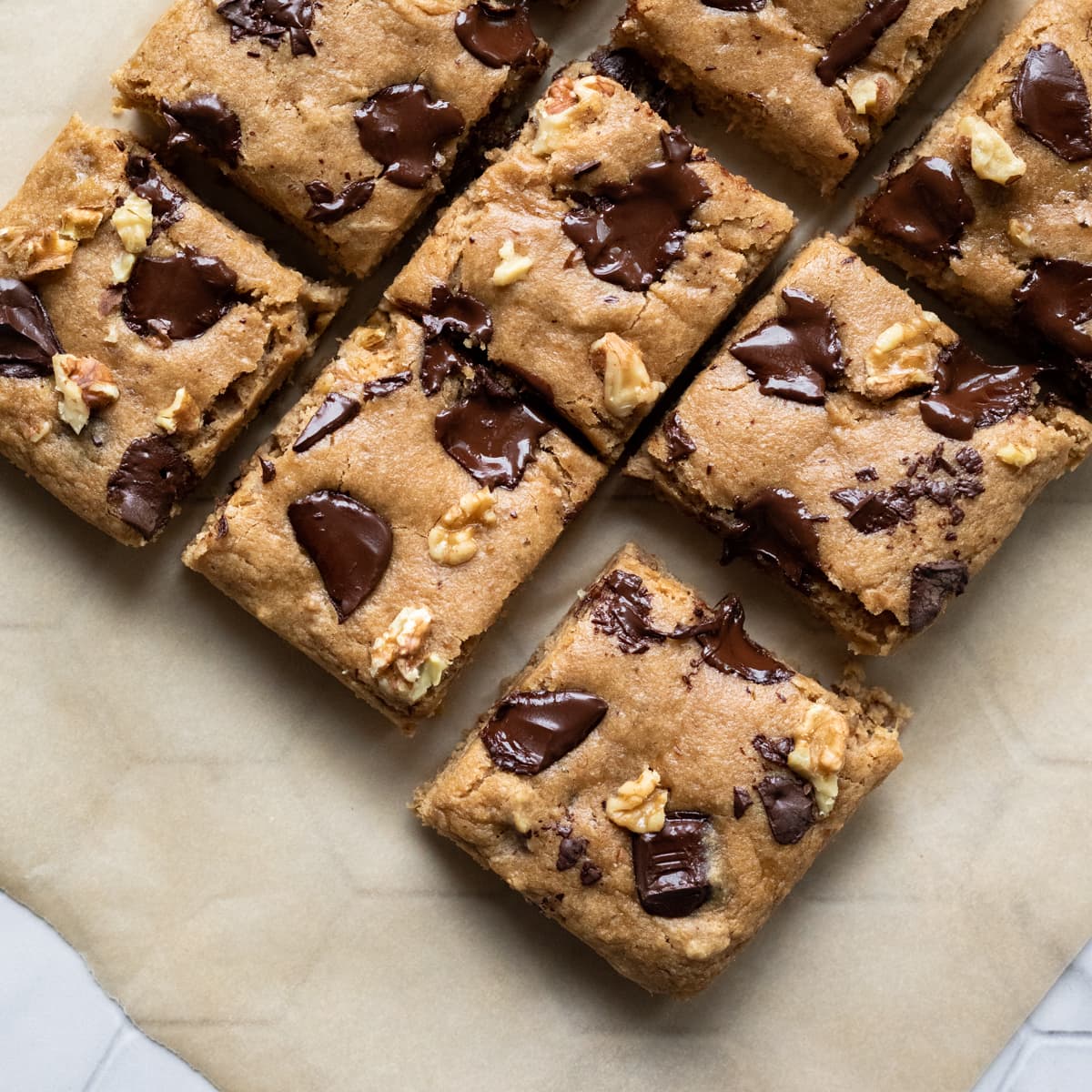 Vegan Banana Blondies-image